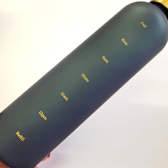SHEFIT Tritan Water Bottle Matte Black Daily Hydration 32 Oz NWT - Picture 3 of 5